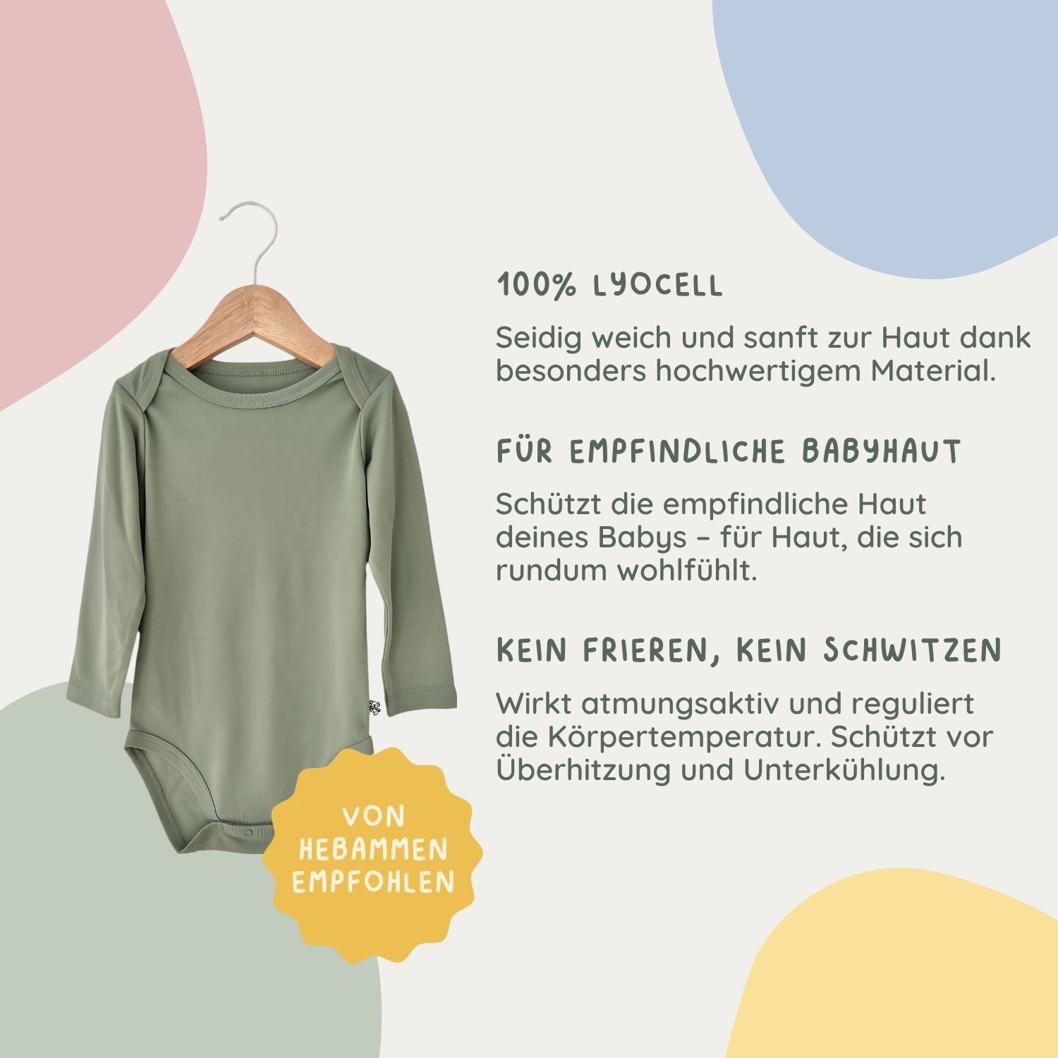 BABY BODY 3ER SET - BRAVE EUCALYPTUS