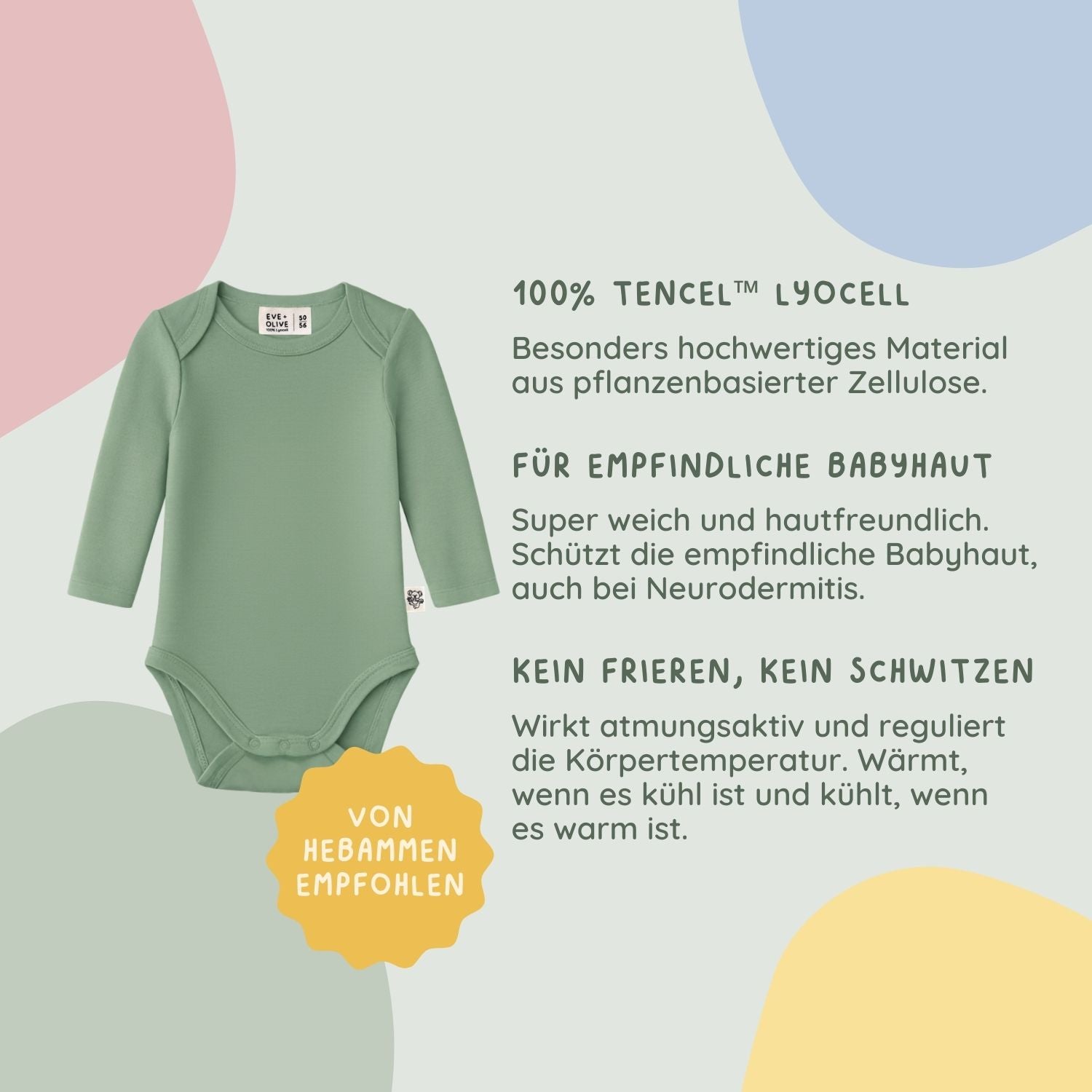 BABY BODY 3ER SET - SWEET ROSE