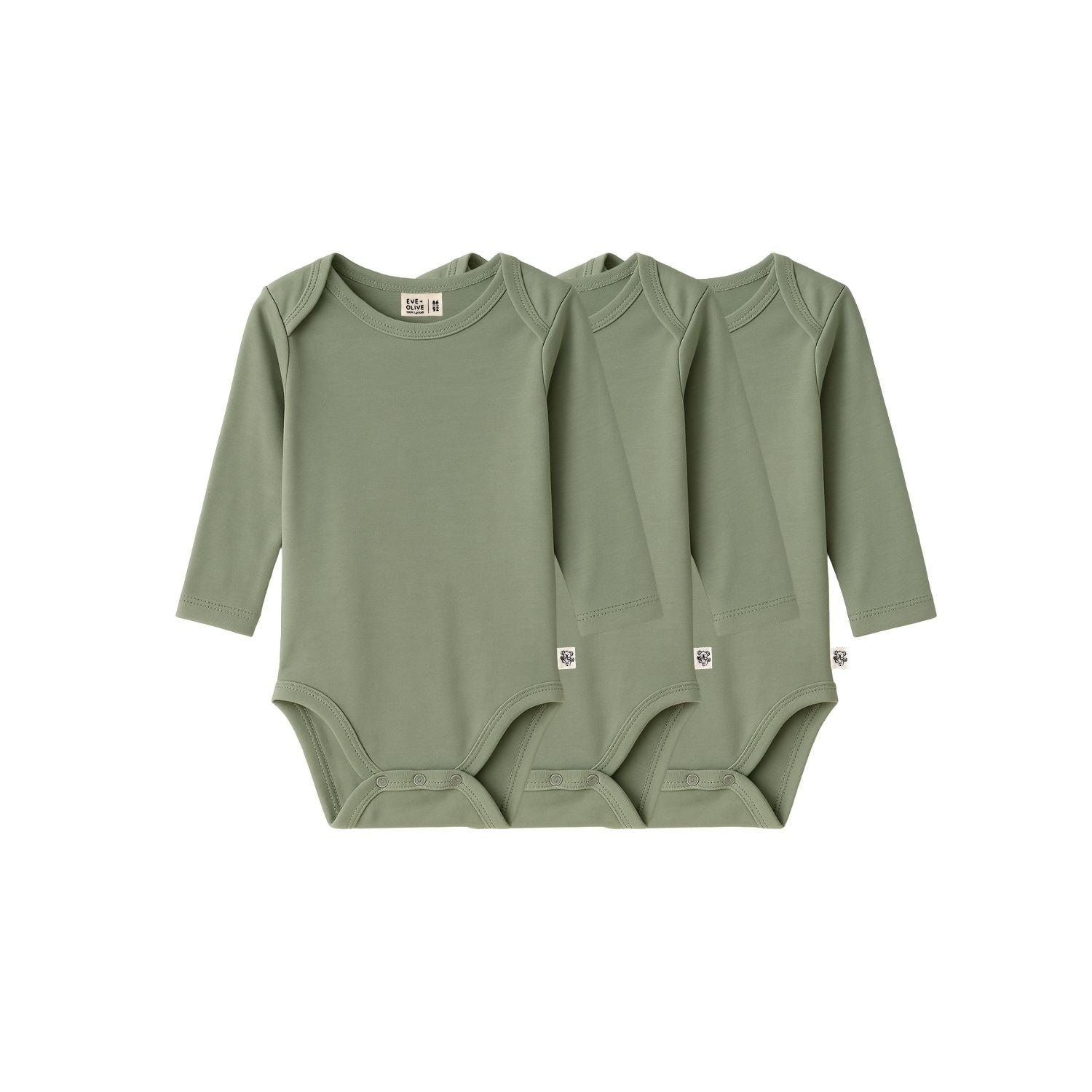 BABY BODY 3ER SET - BRAVE EUCALYPTUS