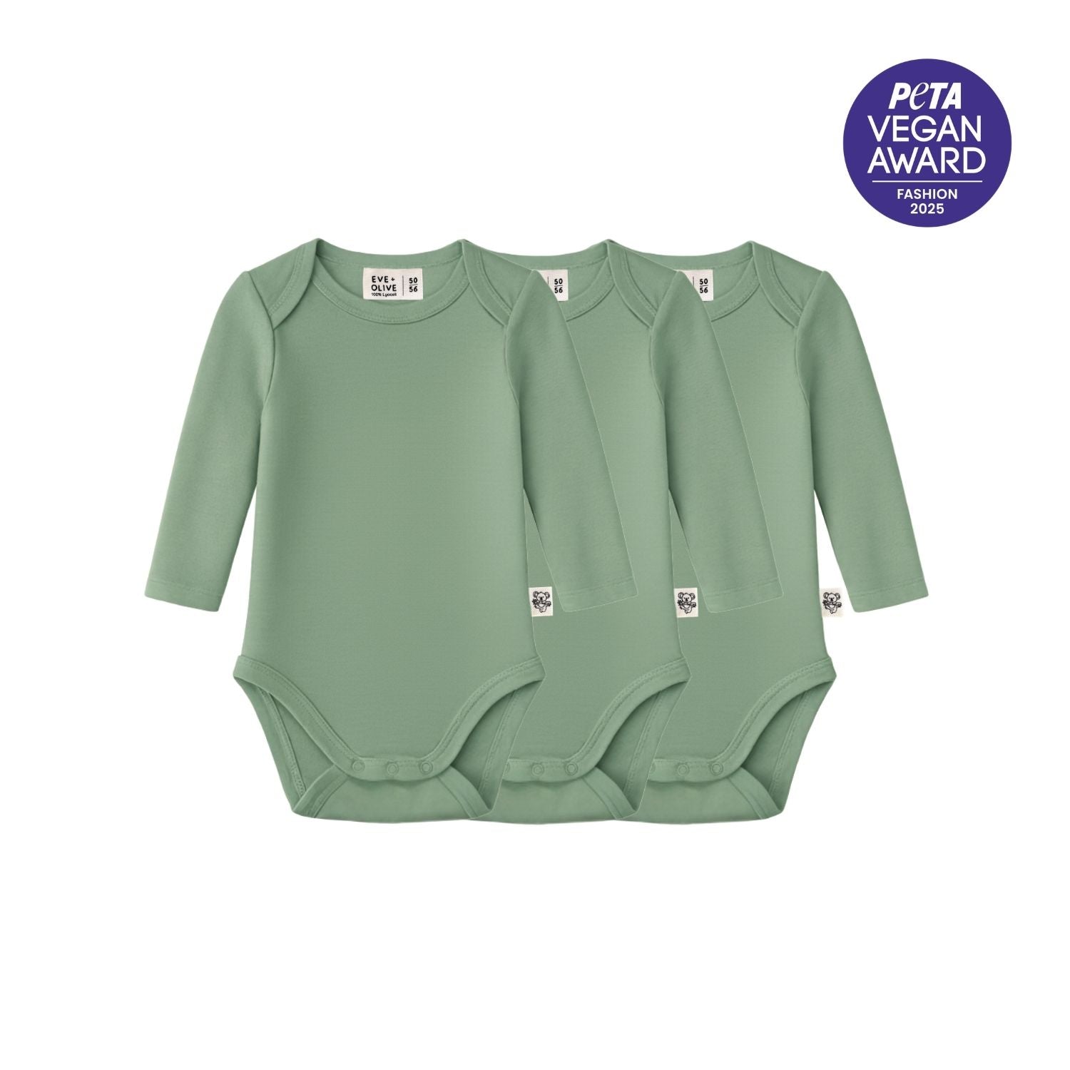 BABY BODY 3ER SET - BRAVE EUCALYPTUS