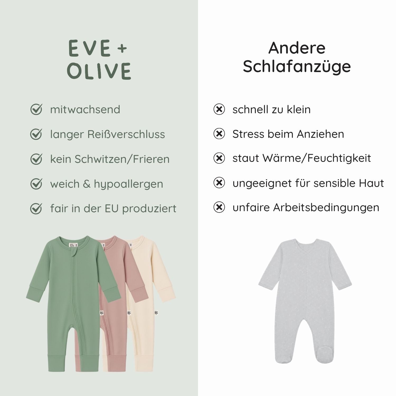 BABY SCHLAFANZUG - VEGAN