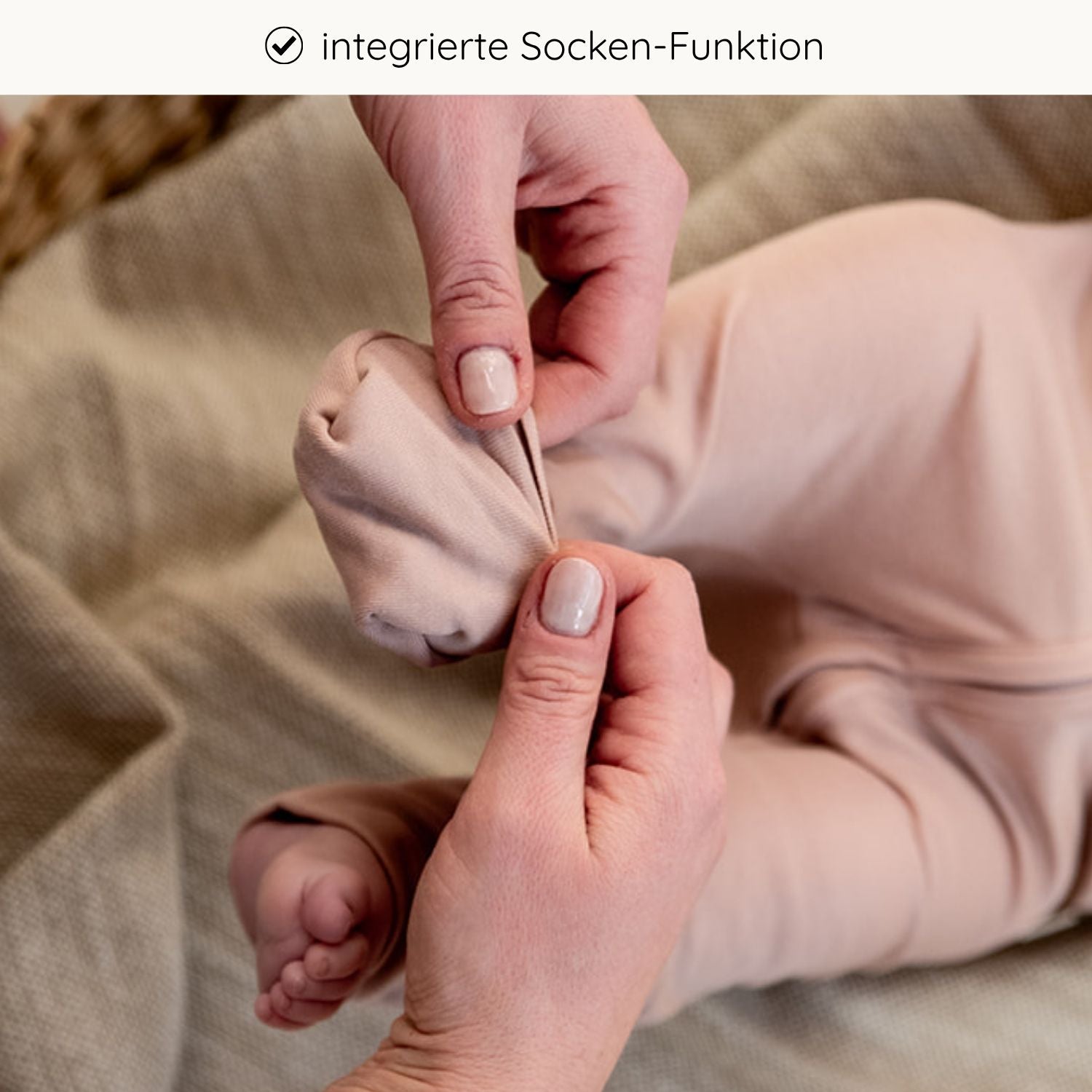 BABY SCHLAFANZUG - VEGAN